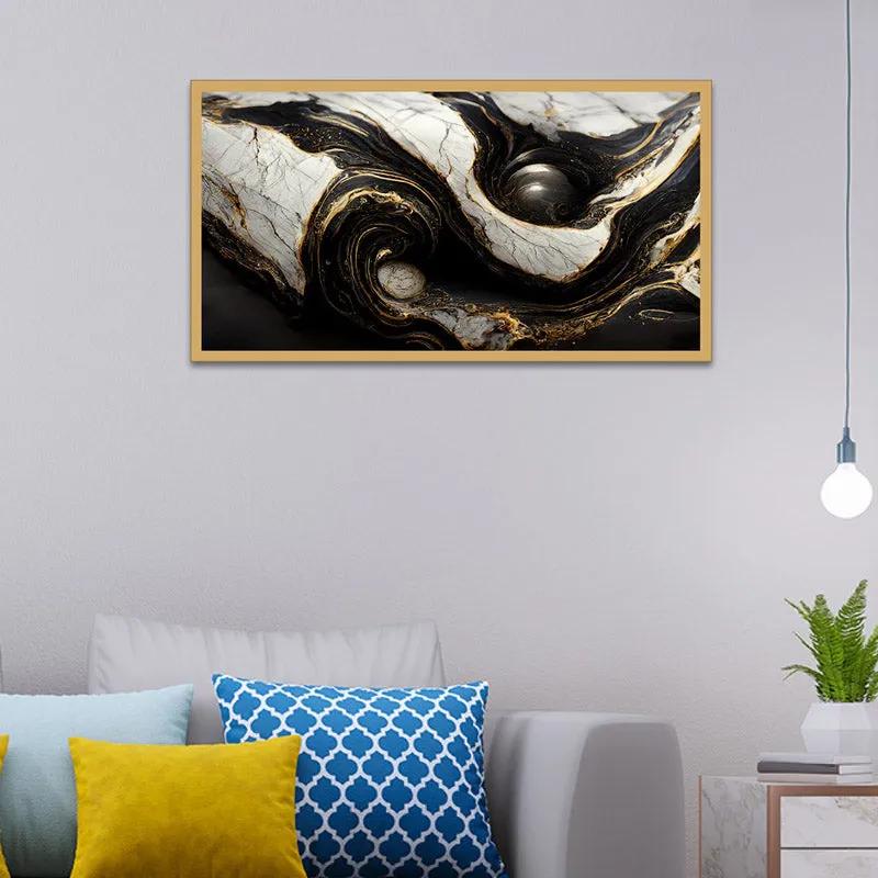 Katana Abstract Canvas Wall Painting media 1