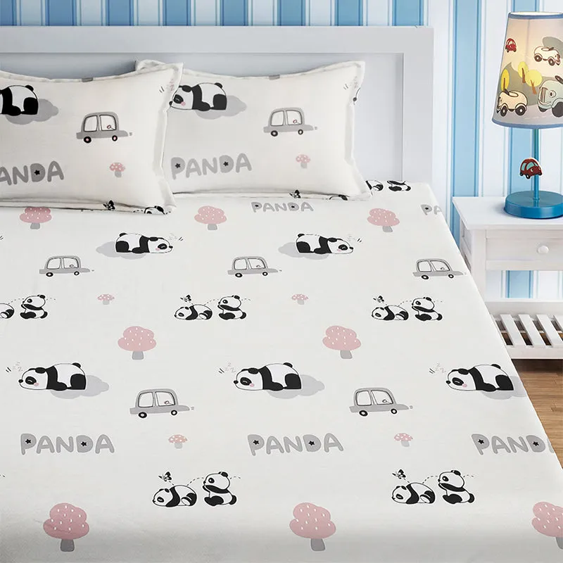 Urban Panda Kids Cotton Bedsheet - 210 TC media 5
