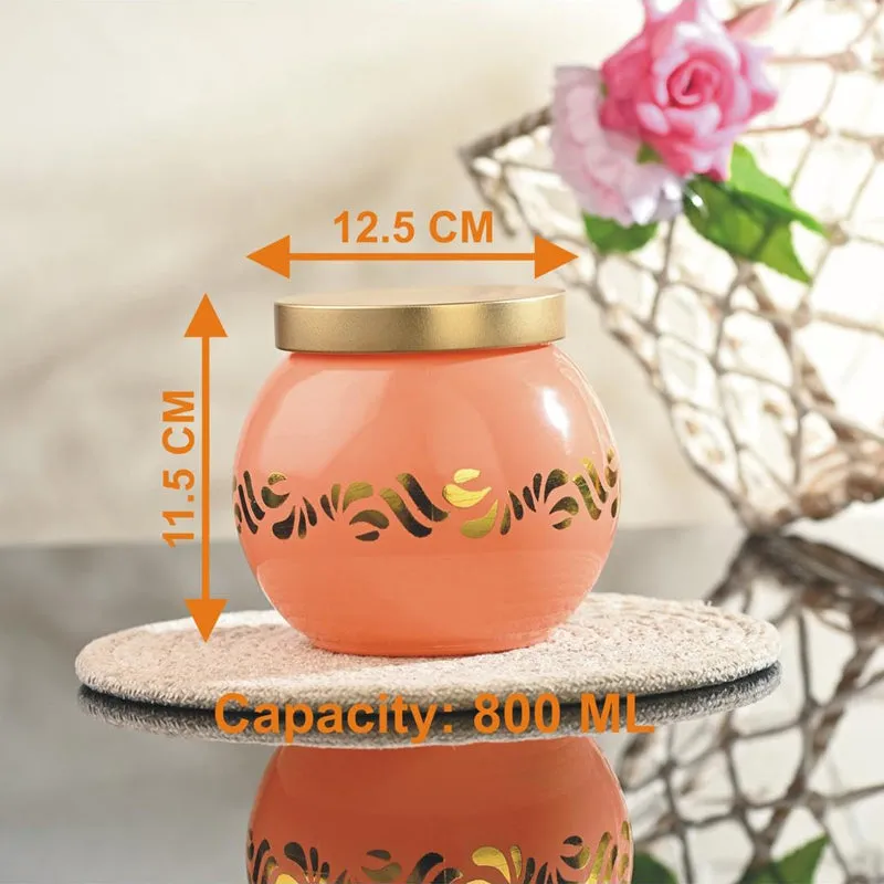 Safe Stow Airtight Jar (Orange) - 800 mL media 5