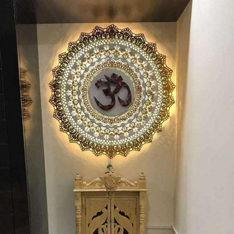 Aurum Aum Modern Metal Wall Accent