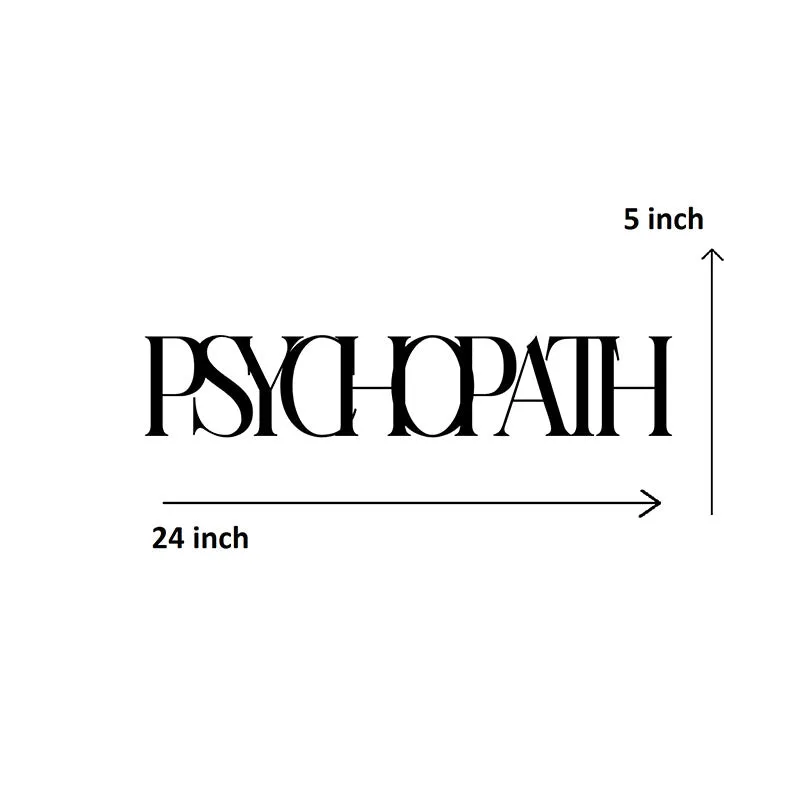 Psychopath Iron Wall Accent media 5