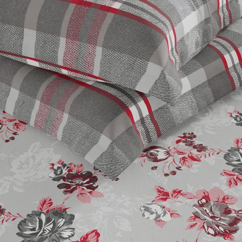 Soflora Microfiber Fitted Microfiber Bedsheet - 135 GSM media 5