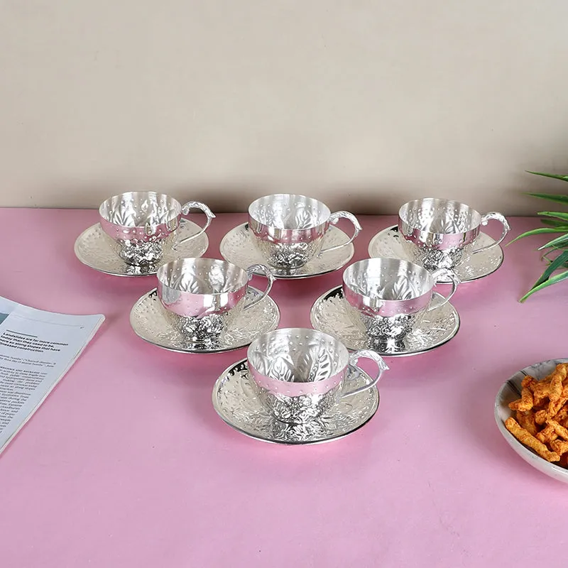 Vincent Steel Cup & Saucer (200 mL) - Twelve Piece Set media 7