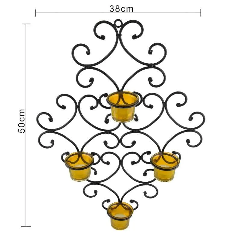 Victorian Candle Holder - Yellow media 4
