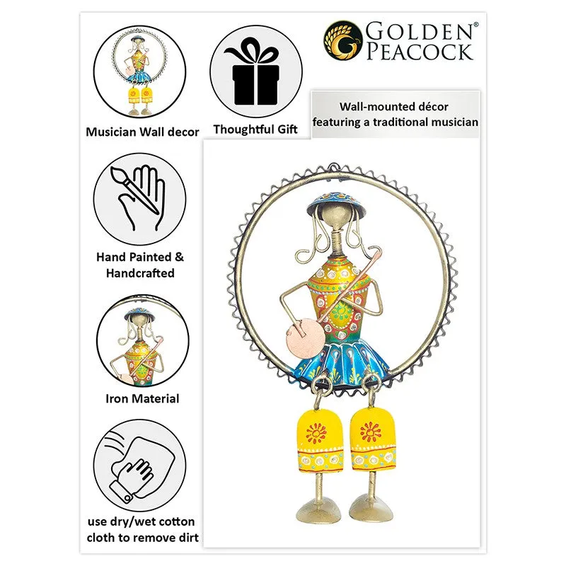 Folk Musician Doll Metal Wall Accent media 3