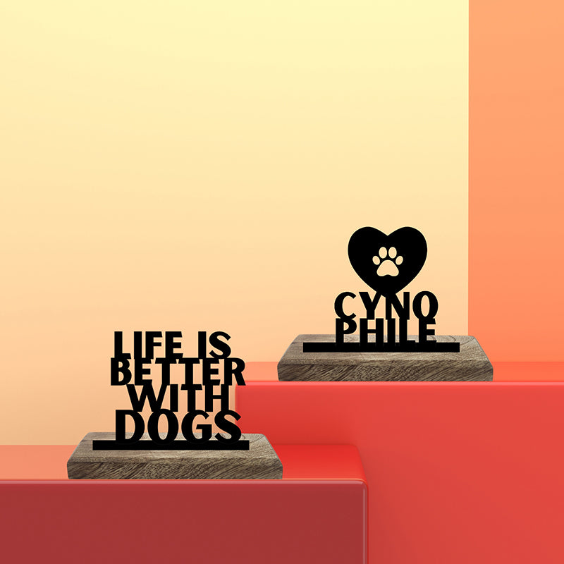Cynophile Showpiece - Set Of Two
