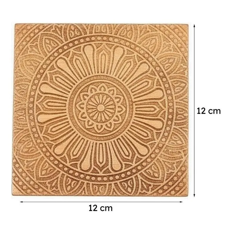 Aurik Wood Coaster With Box - Set Of Six media 7