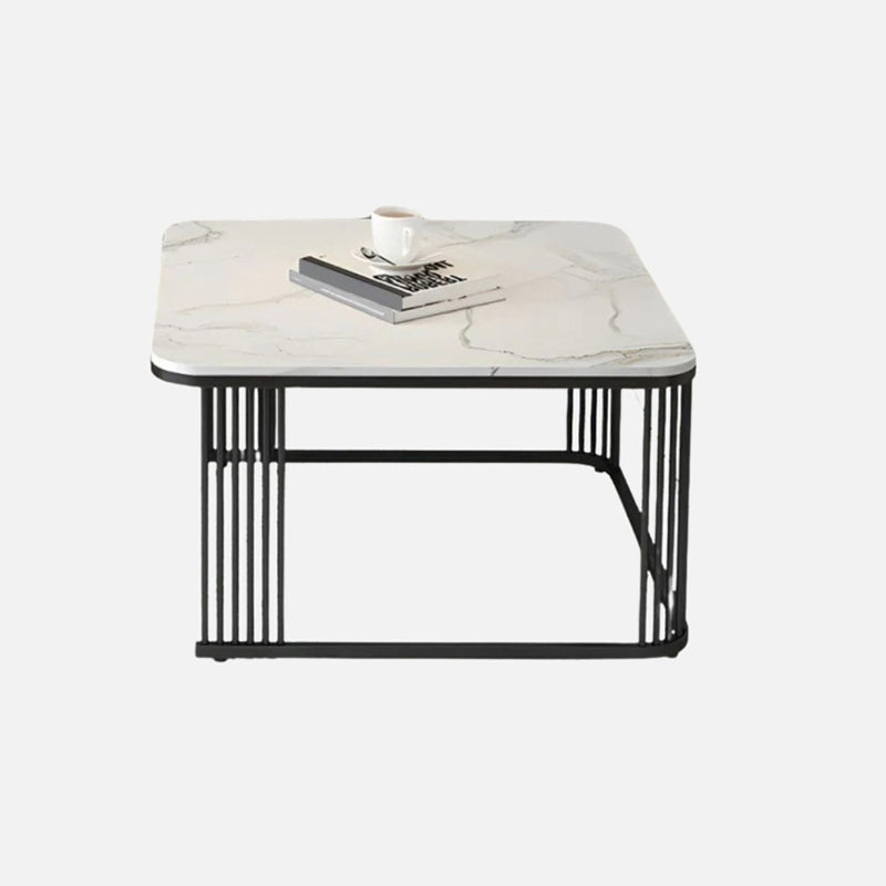 Axiom Edge Accent Table with Marble Top media 5
