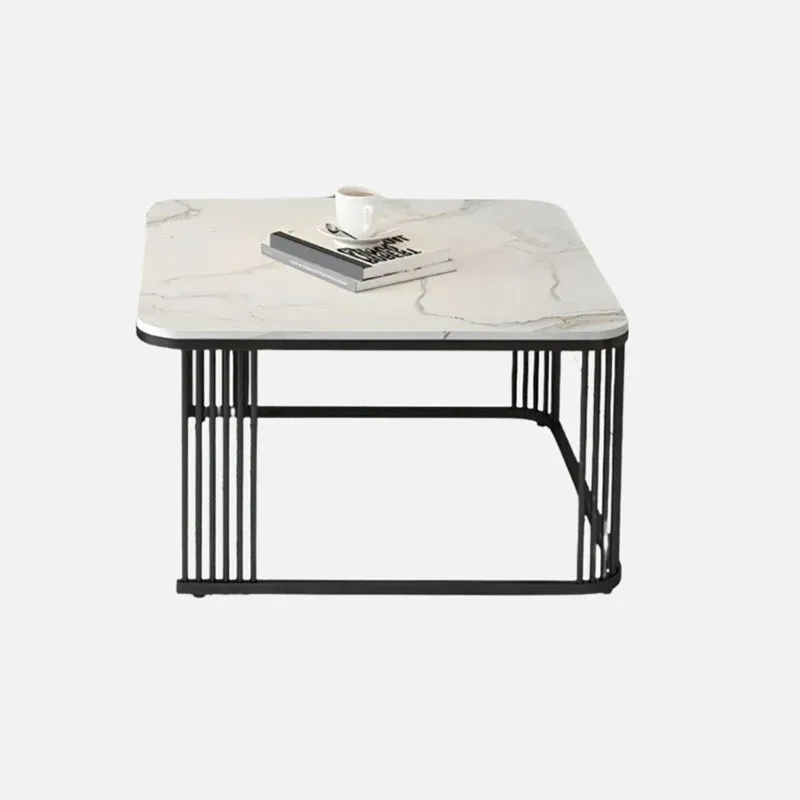 Axiom Edge Accent Table with Marble Top media 5