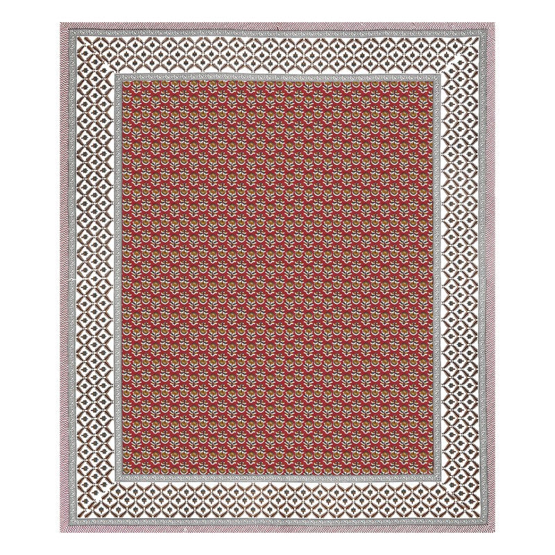 ImperialComfort Cotton Bedsheet (Brown) - 144 TC media 4