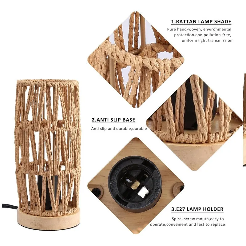 BohoStripe Metal Table Lamp media 4