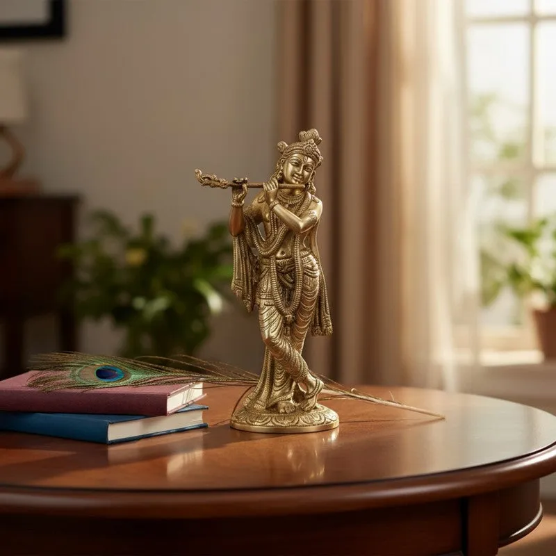 Kanha Raas Brass Idol media 3