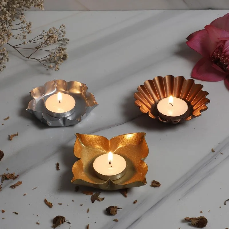 LustrePod Tealight Candle Holder - Set Of Three media 4