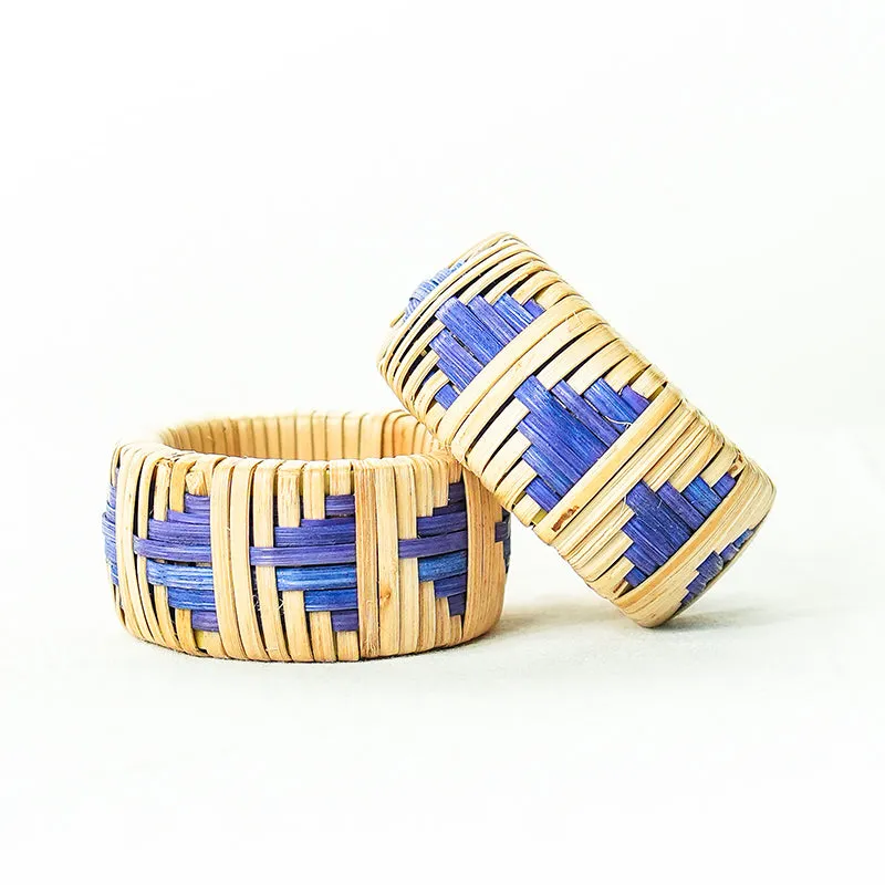 Willow Loop Rattan Napkin Ring - Set Of Two media 5