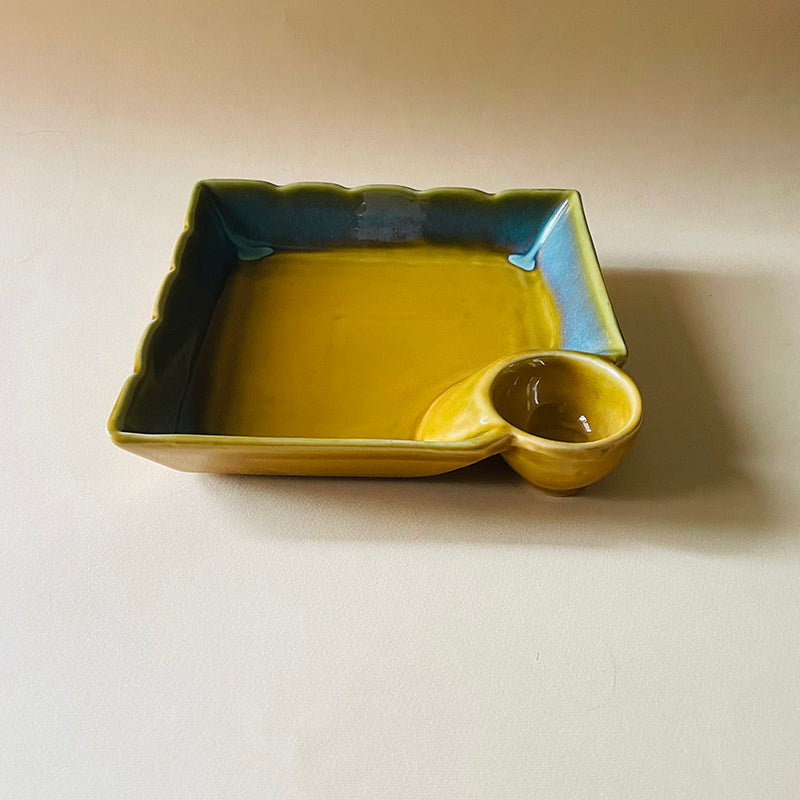 ModiSquare Ceramic Chip & Dip Platter media 8