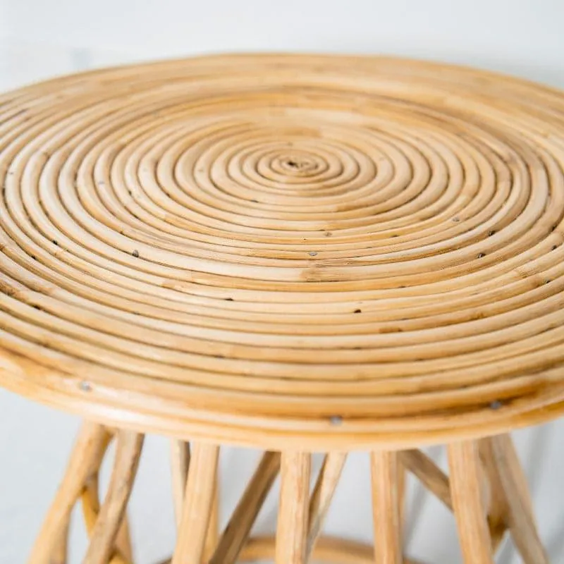 Nereus Rattan Accent Table media 4