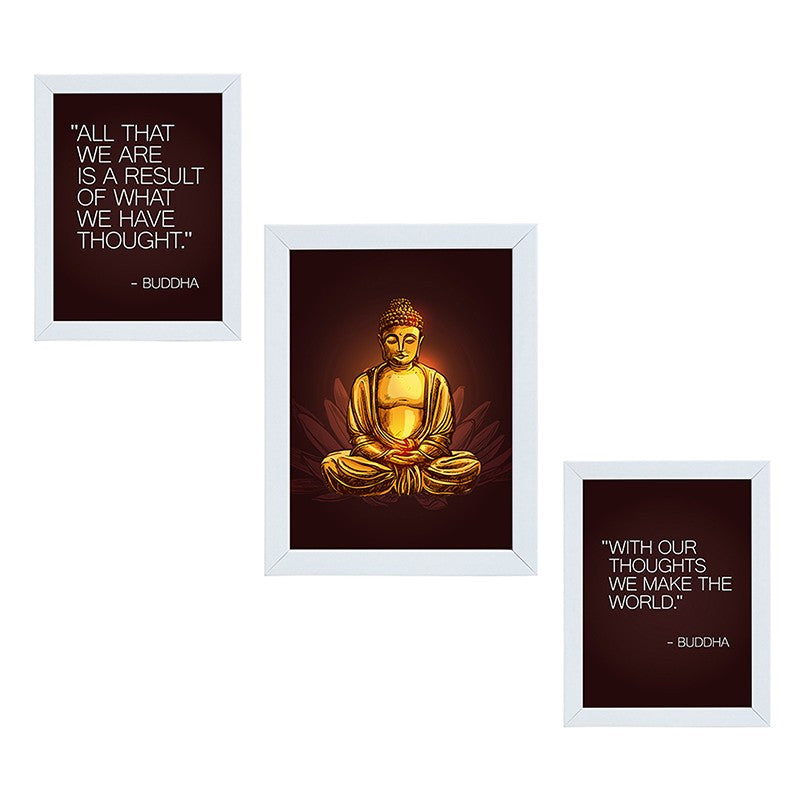 Buddha Tranquil Wall Art - Set Of Three media 2