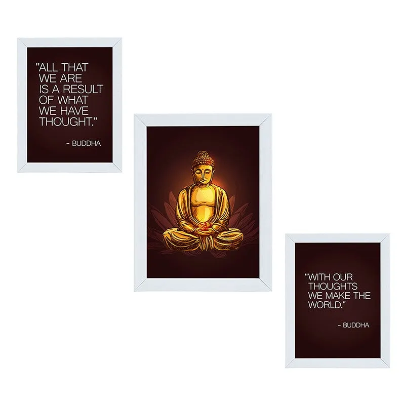 Buddha Tranquil Wall Art - Set Of Three media 2