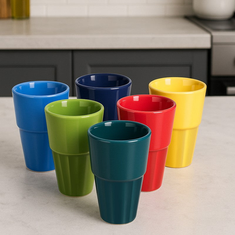 Clay Vibe Kulhad - Six Piece Set