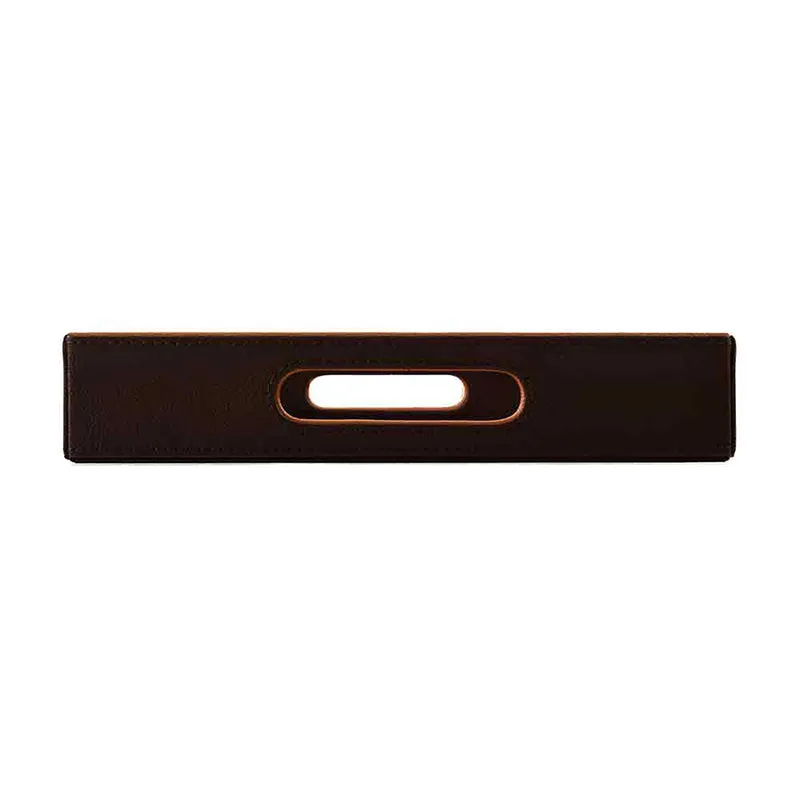 Tisca Faux Leather Serving Tray (Brown) - Set Of Two media 6