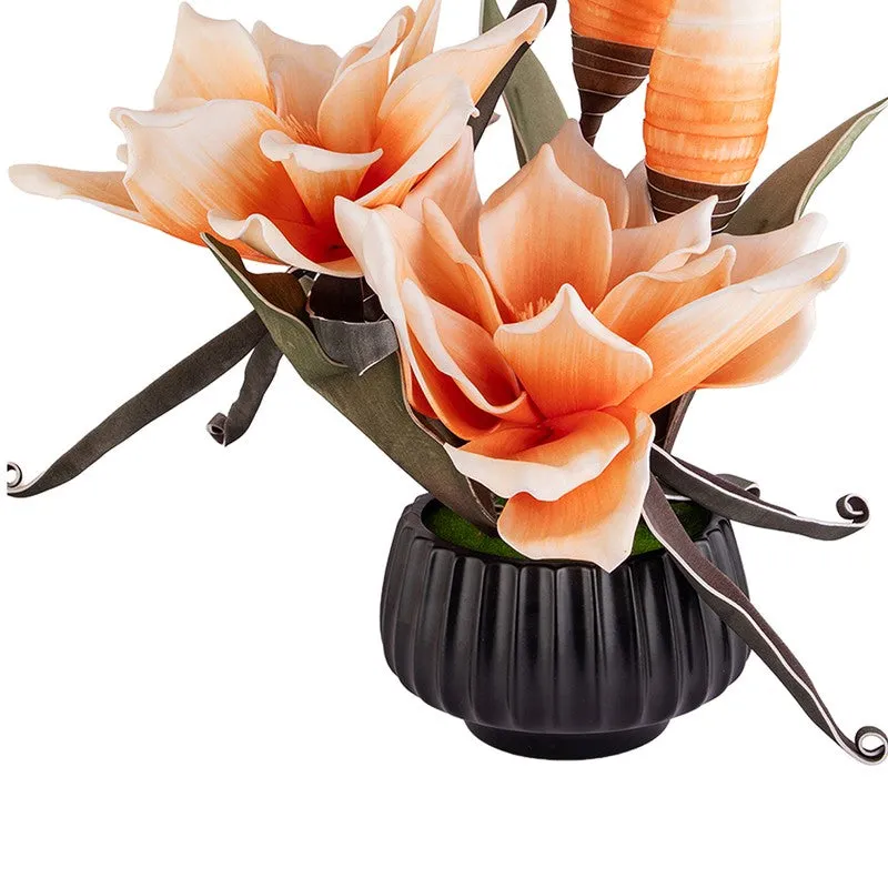AarviDecor Sunset Bloom Foam Artificial Flowers media 7