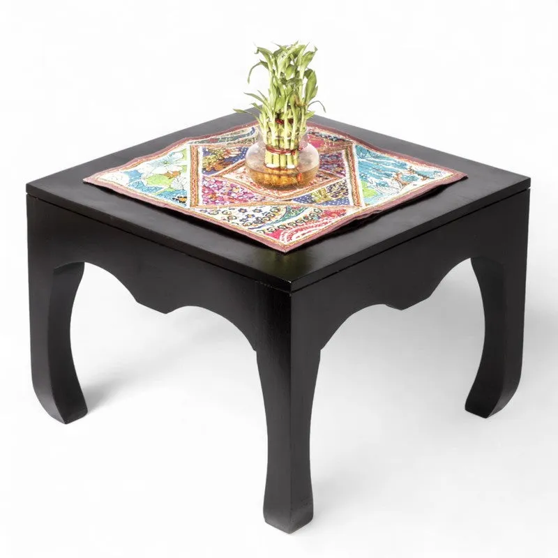 Rervon Sheesham Wooden Center Table - Black media 3