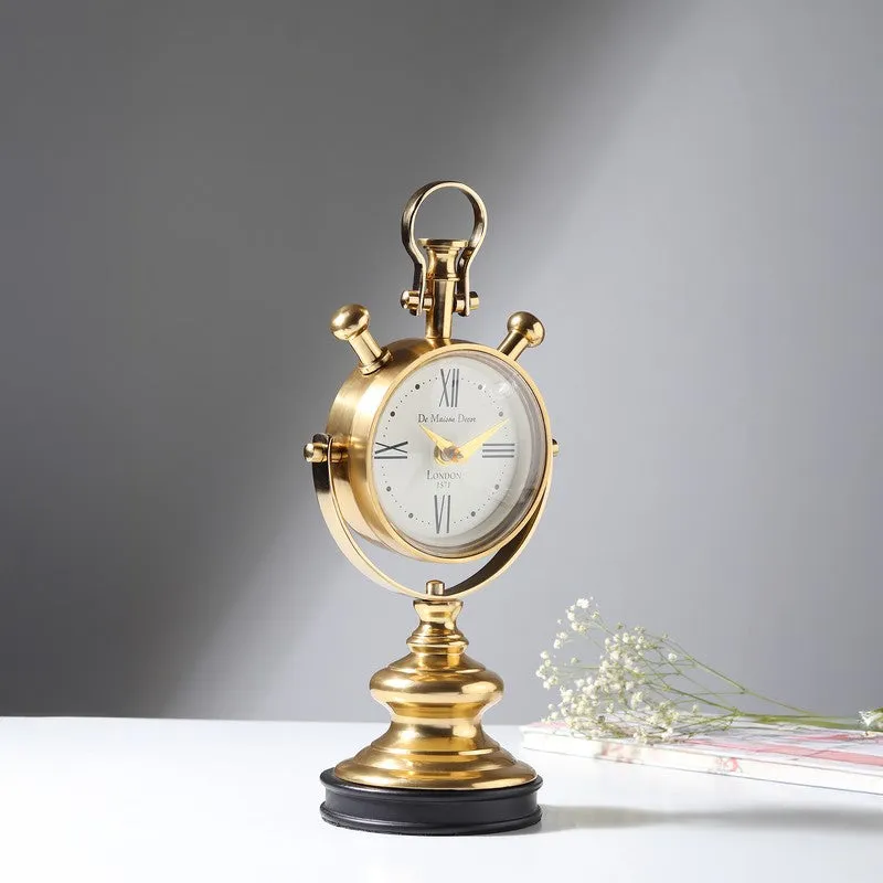 TickLine Table Clock - Gold media 3