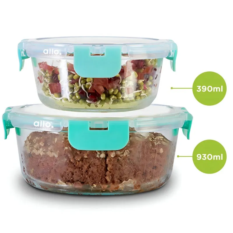 Nila Leak Proof Glass Lunch Box - Set Of Two media 10