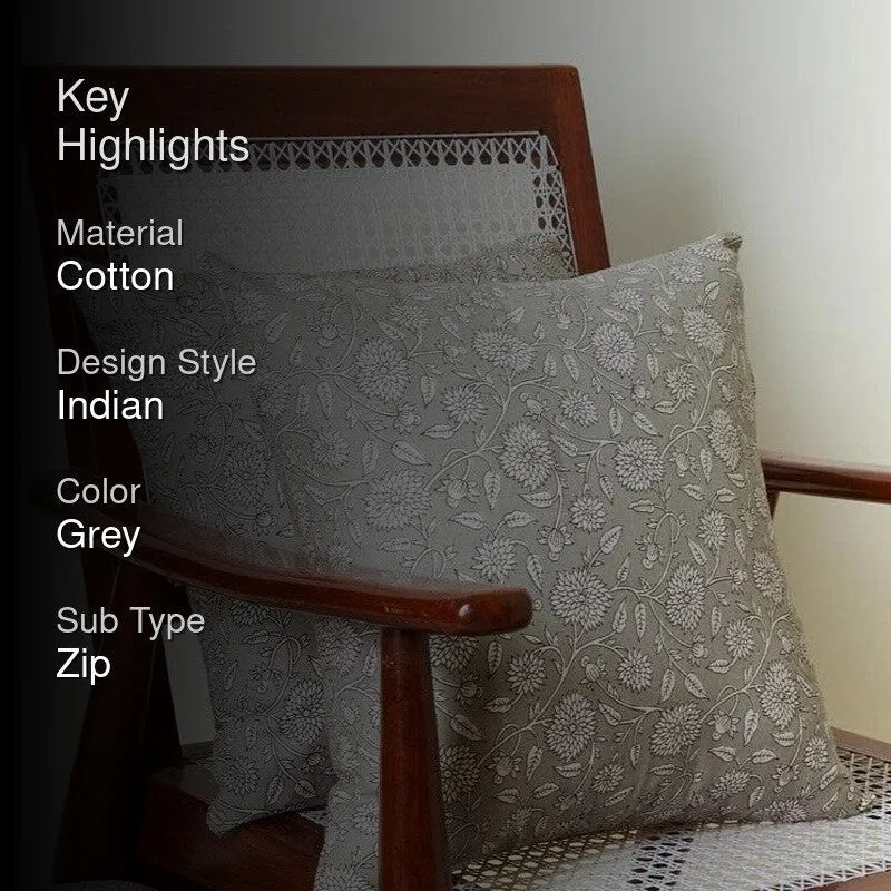 Merriana Cushion Cover (Grey) - Set Of Two media 2