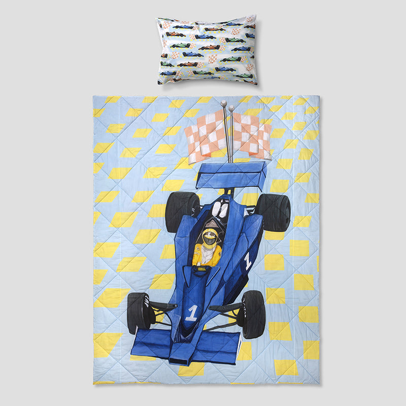 Space Race Reversible Cotton Comforter - 480 GSM media 7