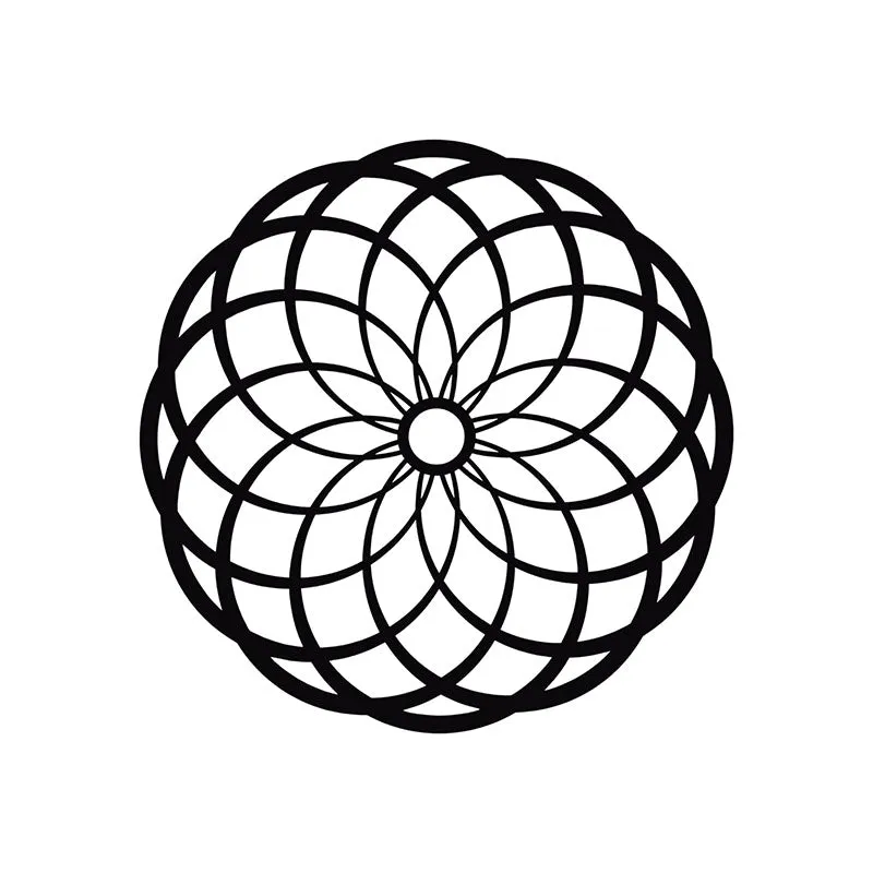 Velma Mandala Black Iron Wall Accent media 3