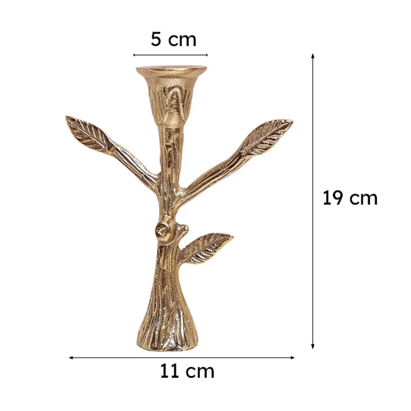 Chimp Charm Brass Candle Holder - Set Of Two media 7