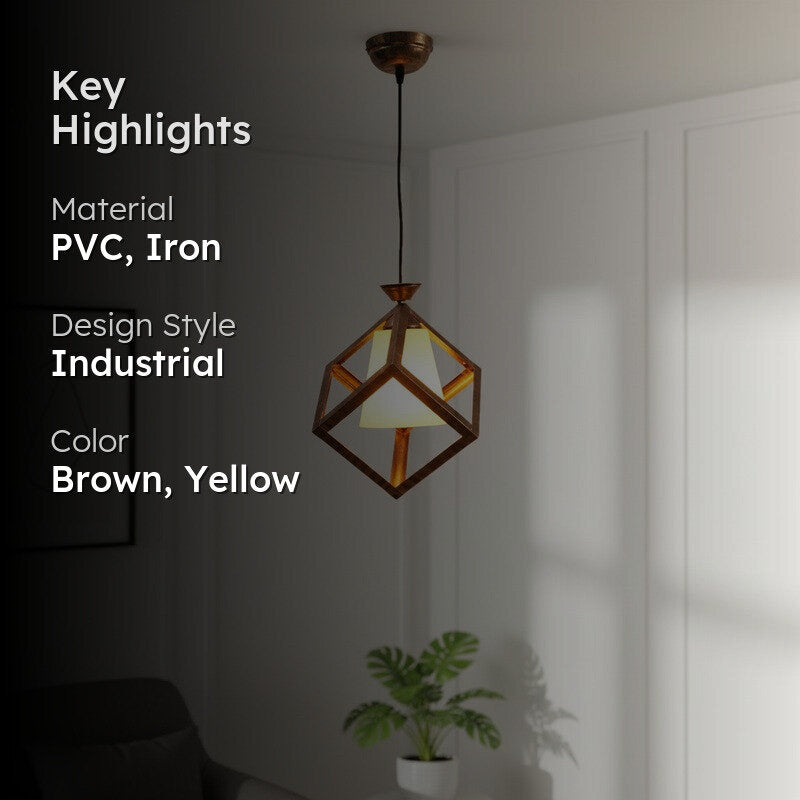 Yellow Glow PVC Ceiling Lamp media 2
