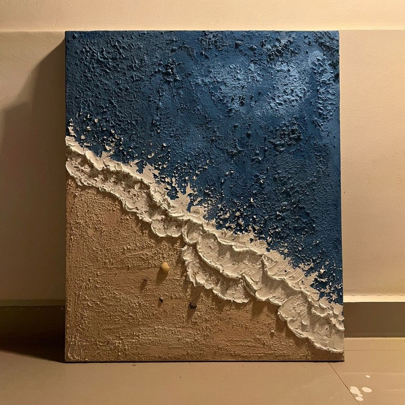 Textured Bloom Handmade Canvas Wall Painting media 7