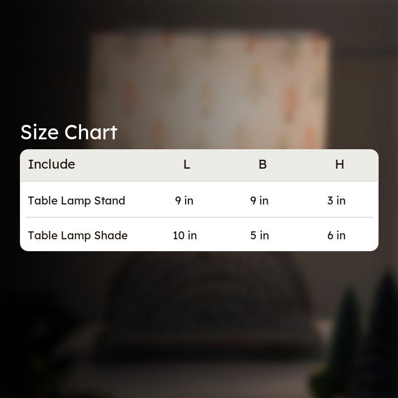 Christmas Tree Hemidome Fabric Table Lamp - White media 6