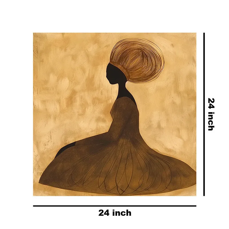 Saharan Maiden Wall Painting media 8