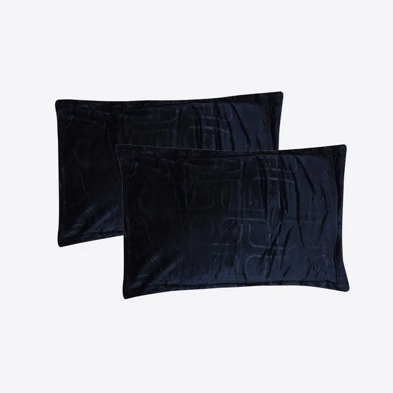 Monte Carlo Gentle Geometry Bedsheet (Blue) - 300 GSM media 4