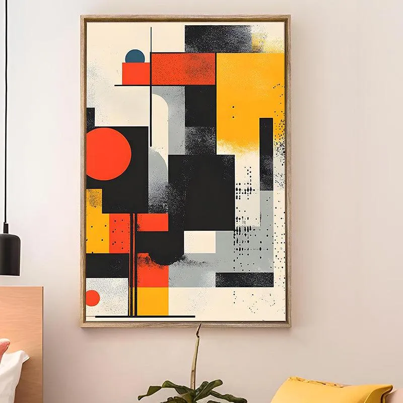 Flecks of Dream Canvas Abstract Wall Art With Frame media 2