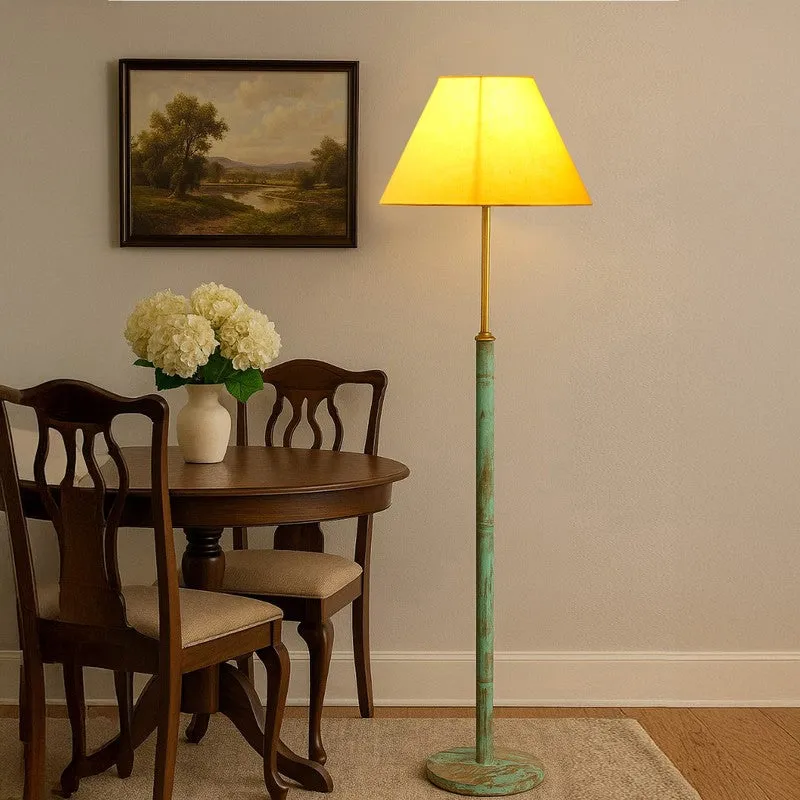 Canyon Glow Wooden Floor Lamp - Yellow media 3
