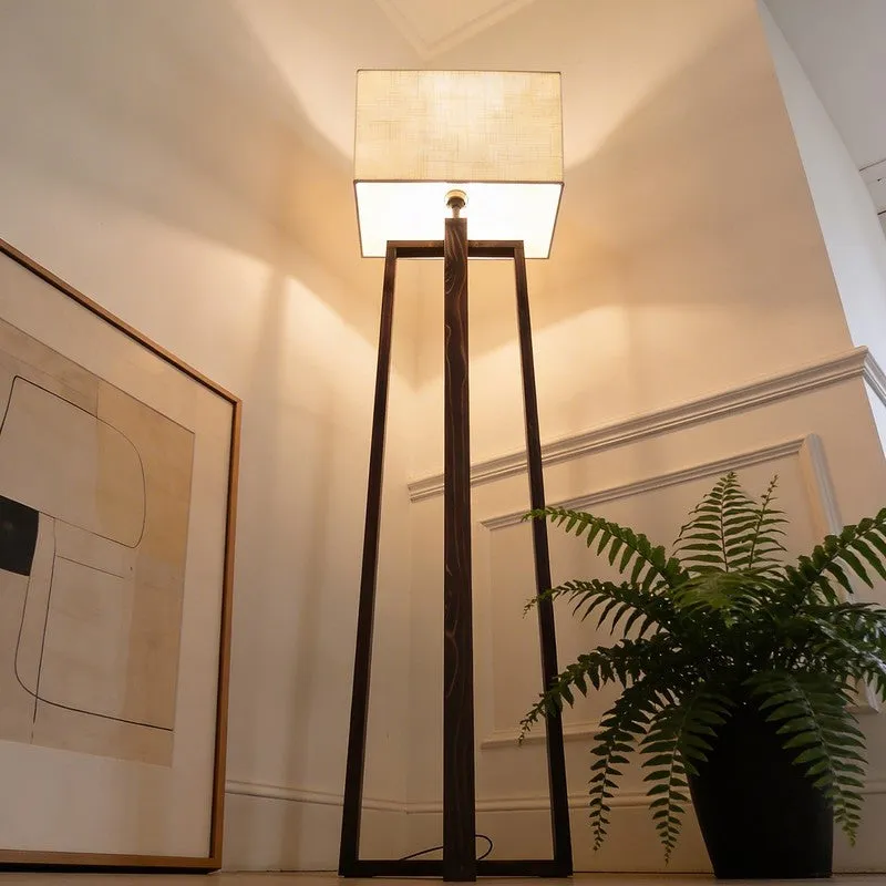 PureShade Wooden Floor Lamp - Brown media 4