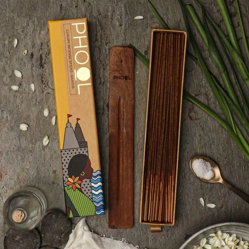 Phool Natural Incense Stick (Nargis) - Set Of Forty media 1