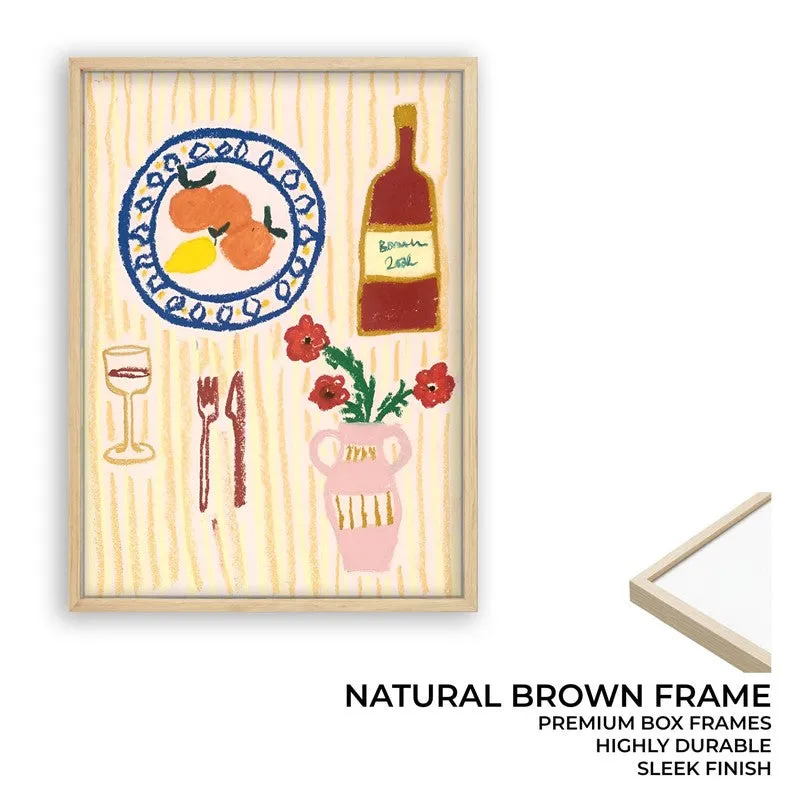 MorningDining Archival Canvas Wall Art - Brown media 9