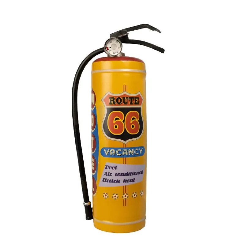 Motel Route 66 Extinguisher Metal Wall Accent media 4