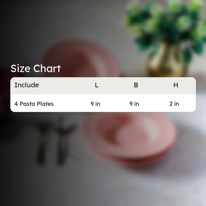 Fired Form Pasta Plate - Set Of Four media 7