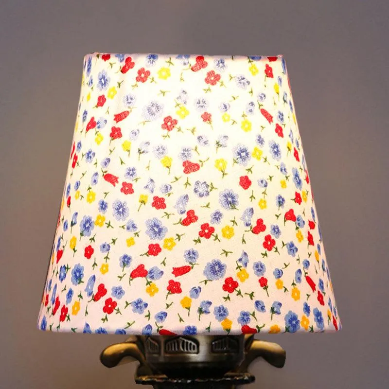 Vista Edrel Color Splash Conical Fabric & Metal Wall Lamp media 4