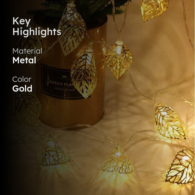 Leafy Love String Light media 2