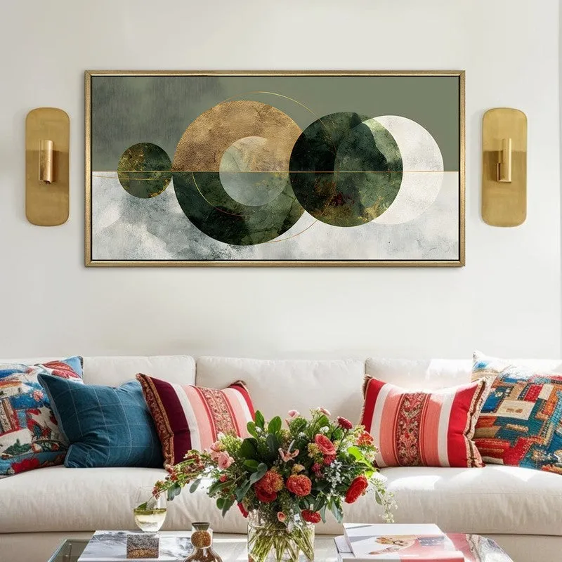 Olive Rhythm Canvas Wall Art media 1