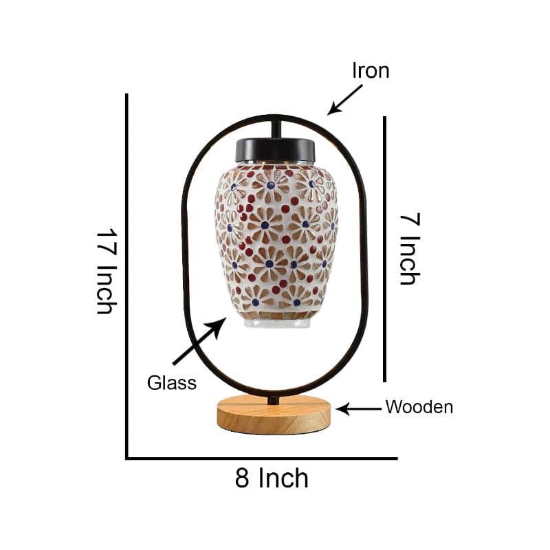Midnight Muse Glass Table Lamp - Multicolor media 5