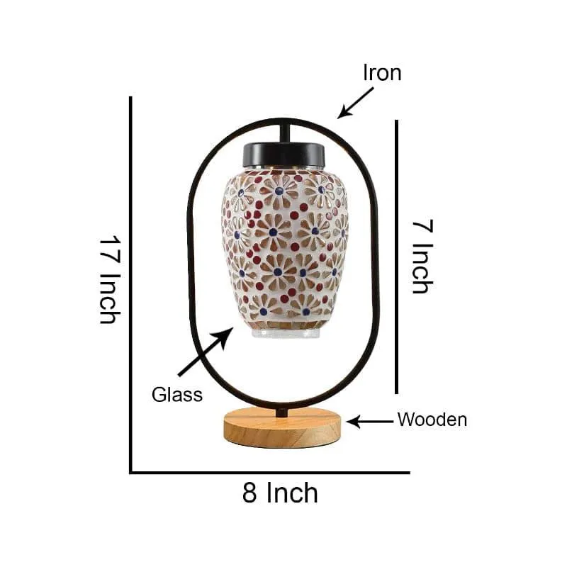 Midnight Muse Glass Table Lamp - Multicolor media 5