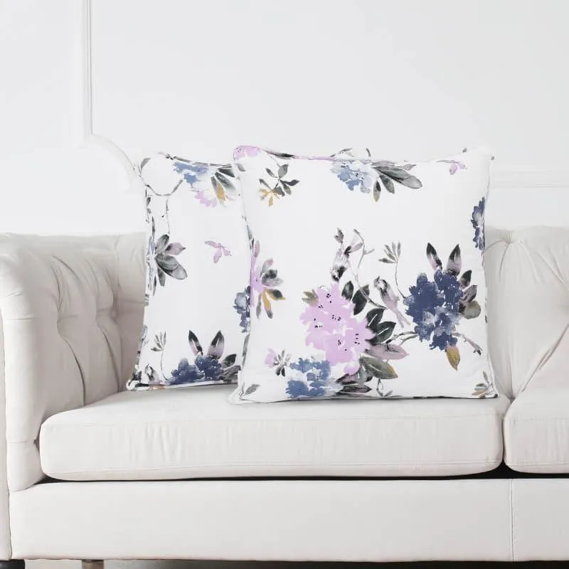 Swayam Pastel Bloom Cushion Cover - Set Of Two media 1